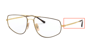 Original Ray-Ban RB6455 Bügel, Farbe 2945 · Gold auf oben Havanna