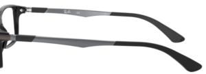 Original Ray-Ban RB7017 Sehbrillen Bügel, Farbe 2000 · Schwarz glänzend