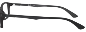 Original Ray-Ban RB7017 Sehbrillen Bügel, Farbe 5196 · Schwarz matt