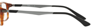 Original Ray-Ban RB7017 Sehbrillen Bügel, Farbe 5687 · Rot Havanna