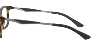 Original Ray-Ban RB7029 Sehbrillen Bügel, Farbe 5200 · Havanna matt