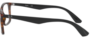 Original Ray-Ban RB7047 Sehbrillen Bügel, Farbe 5847 · Rot Havanna