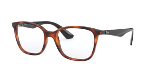 Original Ray-Ban RB7066 Sehbrillen Bügel, Farbe 5847 · Rot Havanna