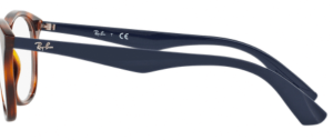 Original Ray-Ban RB7085 Sehbrillen Bügel, Farbe 2000 · Schwarz glänzend