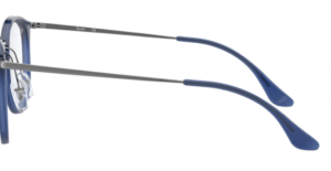 Original Ray-Ban RB7140 Sehbrillen Bügel, Farbe 5752 · Trasparent blau