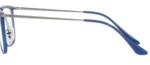 Original Ray-Ban RB7140 Sehbrillen Bügel, Farbe 5972 · Oben blau auf trasp blau