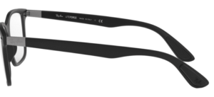 Original Ray-Ban RB7144 Sehbrillen Bügel, Farbe 5204 · Schwarz matt