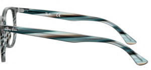 Original Ray-Ban RB7159 Sehbrillen Bügel, Farbe 5750 · Blau/grau stripped