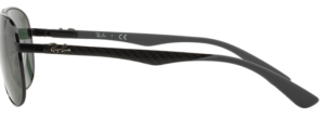 Original Ray-Ban RB8313 Carbon Fibre Bügel, Farbe 002 · Schwarz