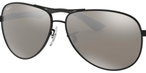 Originalgläser Ray-Ban RB8313 Carbon Fibre, Farbe K7 · Verspiegelt grau silber polarisiert · Kunststoff