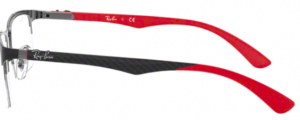 Original Ray-Ban RB8411 Sehbrillen Bügel, Farbe 2509 · Schwarz glänzend