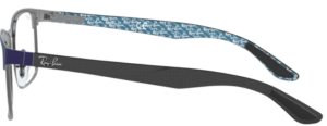 Original Ray-Ban RB8416 Sehbrillen Bügel, Farbe 2914 · Gunmetal/blau matt