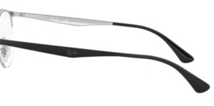 Original Ray-Ban RB6422 Sehbrillen Bügel, Farbe 2997 · Silber auf oben schwarz matt
