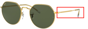 Original Ray-Ban RB3565 Jack Bügel, Farbe 9196 · Legend gold