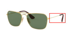 Original Ray-Ban RB3610 Bügel, Farbe 001/71 · Gold