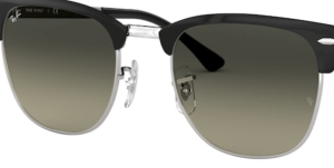 Originalgläser Ray-Ban RB3716 Clubmaster Metal, Farbe 71 · Grau Verlauf grau dunkel