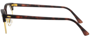 Original Ray-Ban RB3946V Clubmaster Oval Bügel, Farbe 8058 · Mock Schildpatt