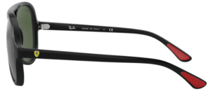 Original Ray-Ban RB4125M Bügel, Farbe F601 · Ferrari schwarz glänzend