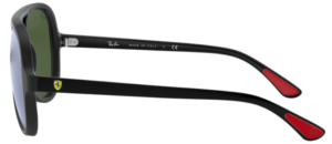 Original Ray-Ban RB4125M Bügel, Farbe F602 · Ferrari schwarz matt