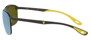 Original Ray-Ban RB4302M Ferrari Bügel, Farbe F624 · Grau