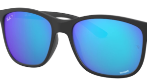 Originalgläser Ray-Ban RB4330CH Chromance, Farbe A1 · Flash blau verspiegelt chromance polarisiert · Kunststoff