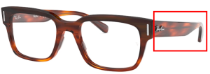 Original Ray-Ban RB5388 Bügel, Farbe 2144 · Gestreift Havanna