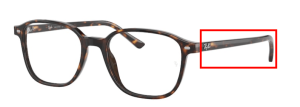 Original Ray-Ban RB5393 Bügel, Farbe 2012 · Havanna dunkel