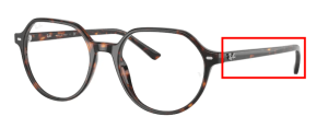 Original Ray-Ban RB5395 Thalia Bügel, Farbe 2012 · Havanna dunkel