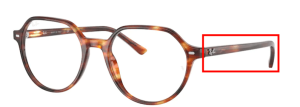 Original Ray-Ban RB5395 Thalia Bügel, Farbe 2144 · Gestreift Havanna
