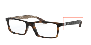 Original Ray-Ban RB8901 Sehbrillen Bügel, Farbe 5846 · Havanna