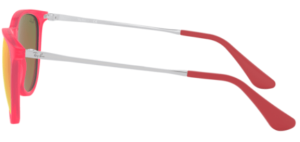 Original Ray-Ban RB9547S Junior JUNIOR ERIKA Bügel, Farbe 7009 · Fuxia fluo transparent rubber