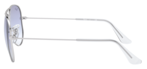 Original Ray-Ban RB9506S Junior JUNIOR AVIATOR Bügel, Farbe 276 · Blau hell auf silber