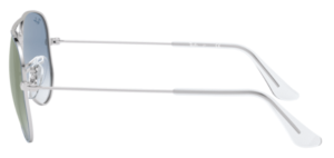 Original Ray-Ban RB9506S Junior JUNIOR AVIATOR Bügel, Farbe 212 · Silber