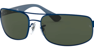 Originalgläser Ray-Ban RB3445, Farbe 71 · Grün · Kunststoff