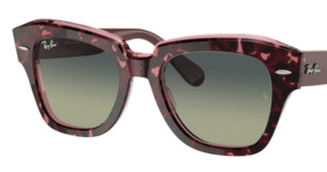 Originalgläser Ray-Ban RB2186 State Street, Farbe BH · Grün blau Verlauf
