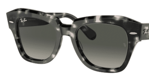Originalgläser Ray-Ban RB2186 State Street, Farbe 71 · Grau blau Verlauf