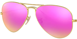 Originalgläser Ray-Ban RB8307, Farbe 1Q · Braun verspiegelt fucsia polarisiert