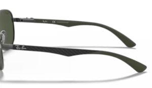 Original Ray-Ban RB8313 Carbon Fibre Bügel, Farbe 004/N5 · Gunmetal