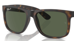 Originalgläser Ray-Ban RB4165 Justin, Farbe 9A · Grün polarisiert · Kunststoff