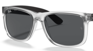Originalgläser Ray-Ban RB4165 Justin, Farbe 87 · Grau · Kunststoff