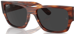 Originalgläser Ray-Ban RB0947S Carlos, Farbe 48 · Schwarz polarisiert