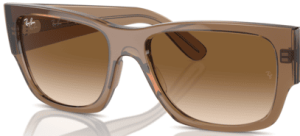 Originalgläser Ray-Ban RB0947S Carlos, Farbe 51 · Braun hell Verlauf