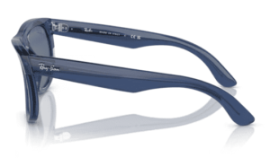 Original Ray-Ban R0502S Wayfarer Reverse Bügel, Farbe 6708 · Transparent navy blau