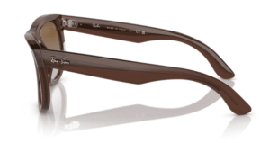 Original Ray-Ban R0502S Wayfarer Reverse Bügel, Farbe 6709 · Transparent braun