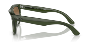 Original Ray-Ban R0502S Wayfarer Reverse Bügel, Farbe 6775 · Transparent grün