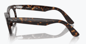 Original Ray-Ban RB2242V Sehbrillen WAYFARER OVAL Bügel, Farbe 2012 · Havanna dunkel