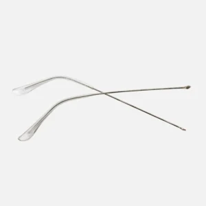 Kompatible Bügel für Ray-Ban RB3025 Aviator, Farbe Silber