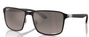 Ray-Ban RB3721CH, Farbe 186/5j schwarz matt auf schwarz