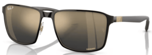 Ray-Ban RB3721CH, Farbe 187/J0 · Schwarz auf gold