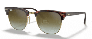 Ray-Ban 3016 CLUBMASTER, Farbe 990/9J · Rot Havanna